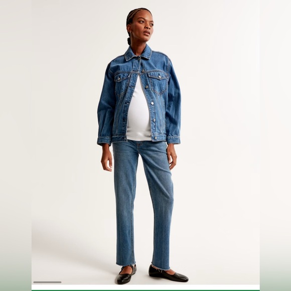 Abercrombie & Fitch Denim - Abercrombie & Fitch maternity Straight Jeans size 31 (12)